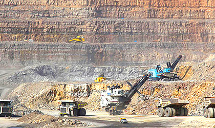 礦山開采土石方基坑爆破/鏟/裝/運/平一條龍